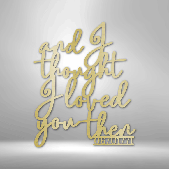 Ever Growing Love Steel Sign Laser Cut Powder Coated Home & Office Metal Wall De